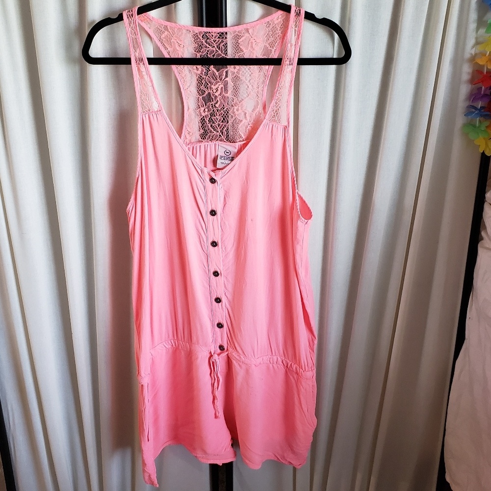 Victoria's secret Pink size large romper shorts